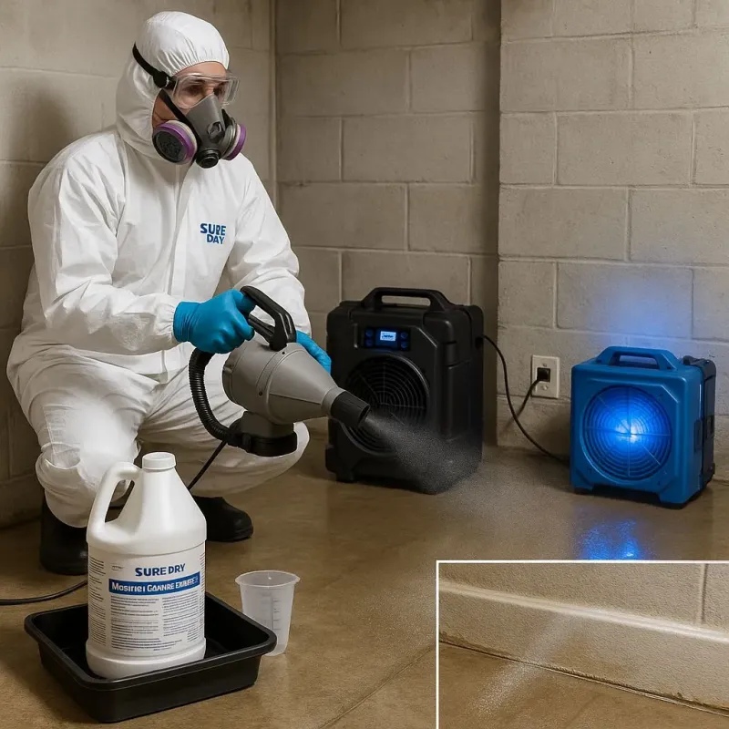 Sanitization and Odor Removal process in Brielle, NJ