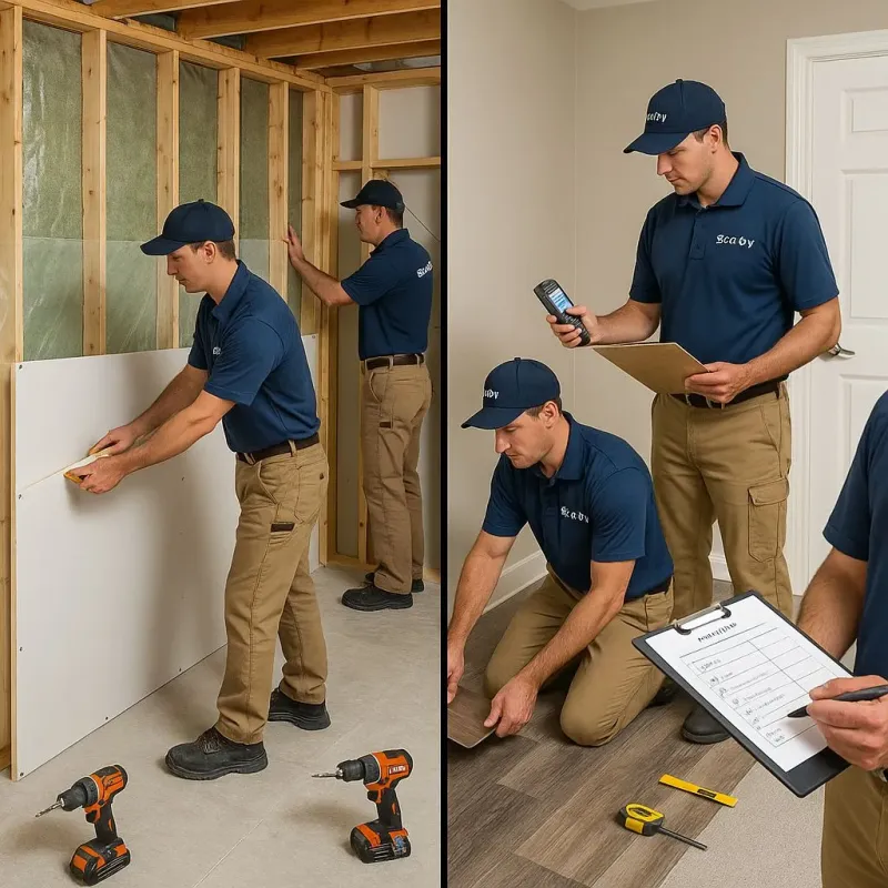 Repairs and Reconstruction process in Brielle, NJ
